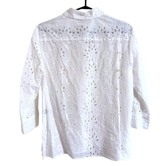 Zara ZW Collection Embroidered Poplin Shirt - Picture 6 of 9